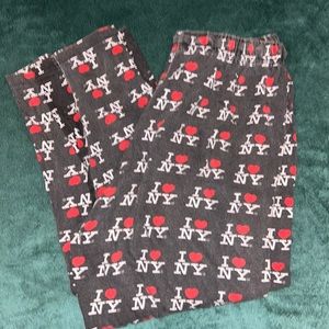 I ❤️ NY Pajama Bottoms- Small